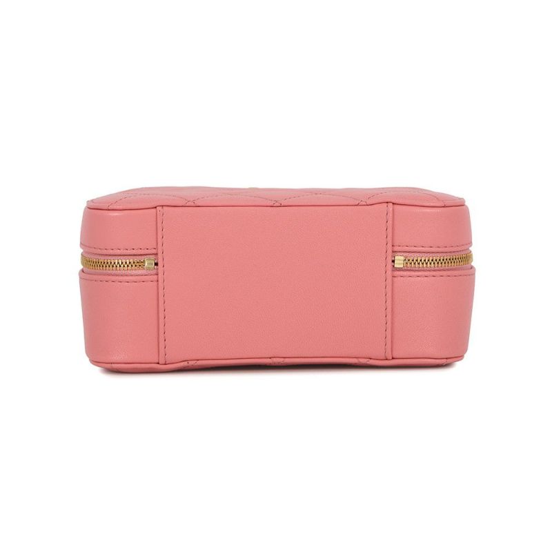 シャネル チェーンショルダーバッグ マトラッセ ココマーク バニティ トップハンドル ラムスキン AS3318 CHANEL バッグ