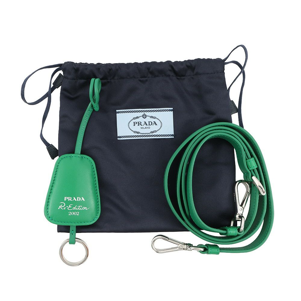 プラダ ハンドバッグ Re-Edition 2002 ムーン パデットナッパレザー 1BA381 PRADA 2wayショルダーバッグ