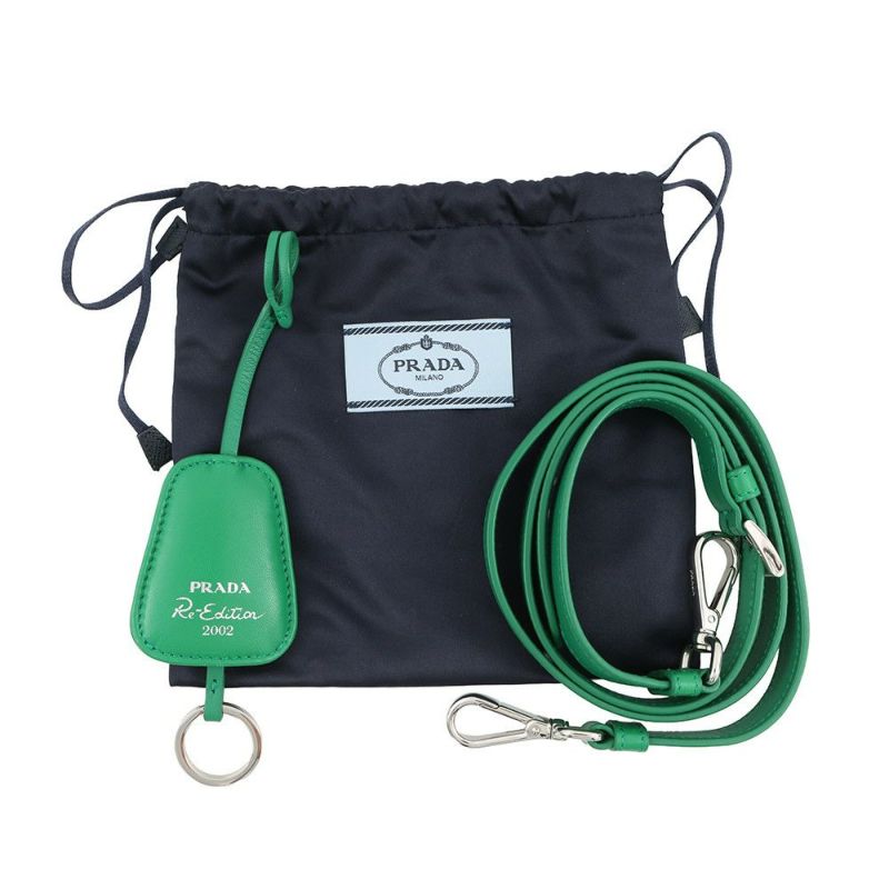 プラダ ハンドバッグ Re-Edition 2002 ムーン パデットナッパレザー 1BA381 PRADA 2wayショルダーバッグ