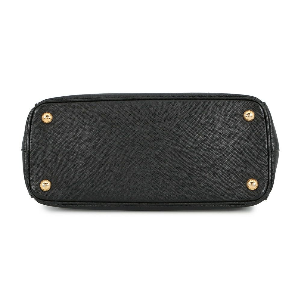 プラダ ハンドバッグ ガレリア サフィアーノ レザー 1BA863 PRADA バッグ 2wayショルダーバッグ 黒