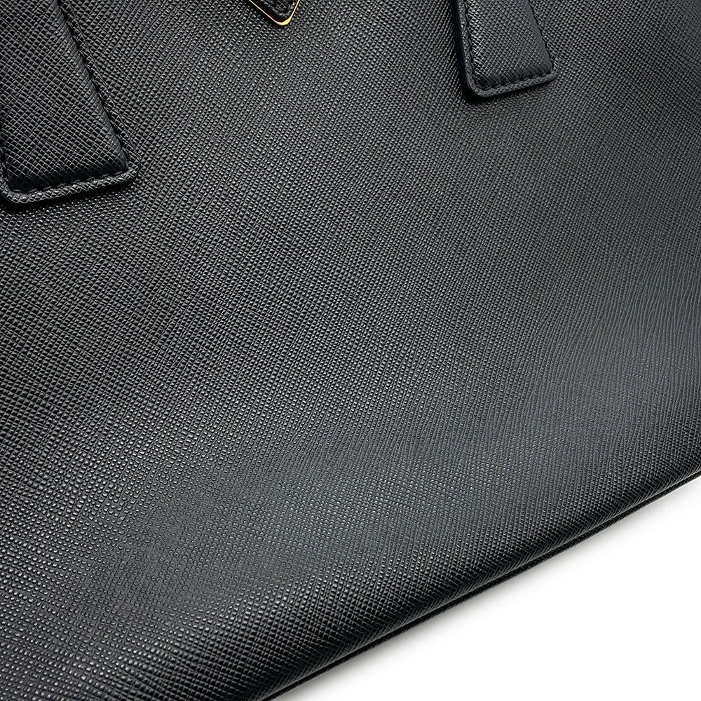 プラダ ハンドバッグ ガレリア サフィアーノ レザー 1BA863 PRADA バッグ 2wayショルダーバッグ 黒