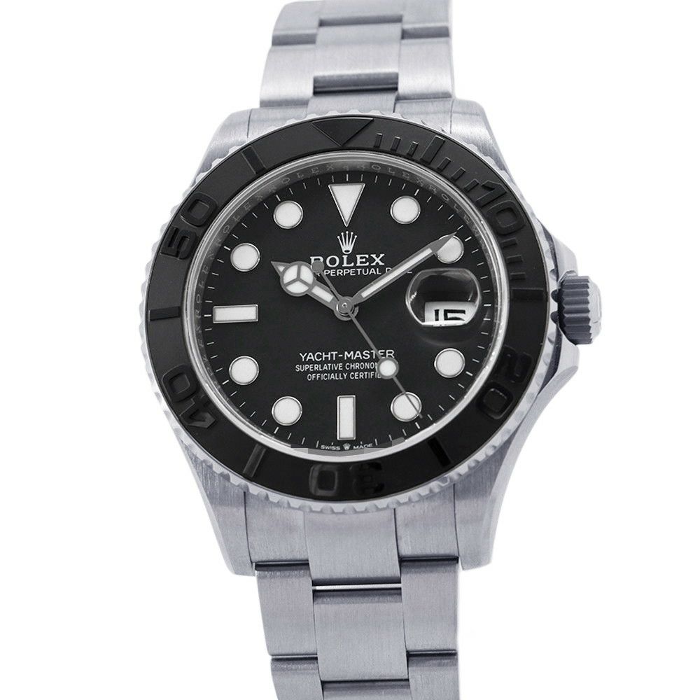 ロレックス ヨットマスター42 ランダムシリアル  226627 ROLEX 腕時計 黒文字盤
