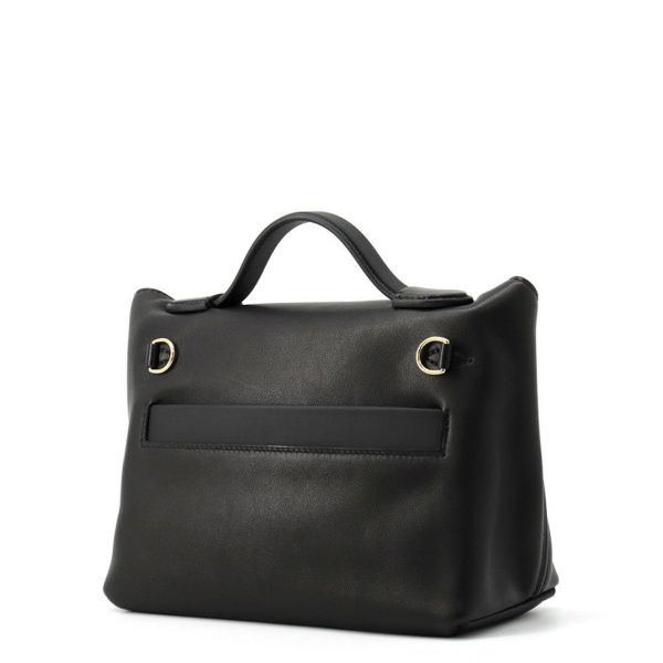 エルメス 24/24 サック ヴァンキャトル ミニ ブラック/ゴールド金具 ヴォリュプト/スイフト K刻印 ２wayショルダー 黒