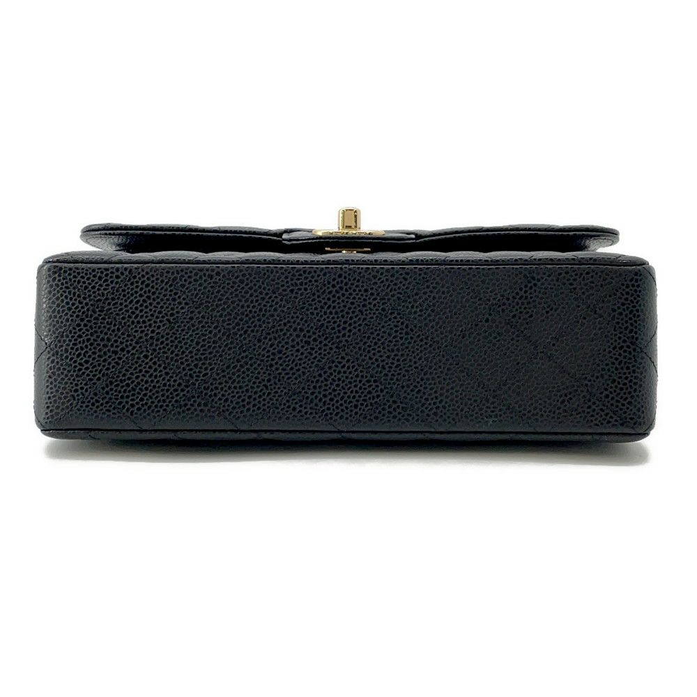 シャネル チェーンショルダーバッグ マトラッセ23 ココマーク ダブルチェーン A01113 CHANEL 黒