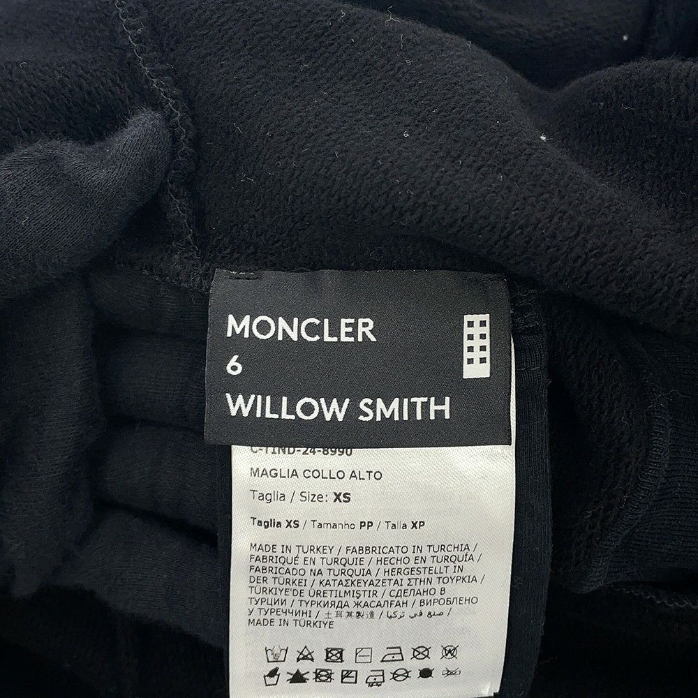 モンクレール ニット ウィロースミス ハーフジップ J209T8G00005 レディースサイズXS MONCLER 黒