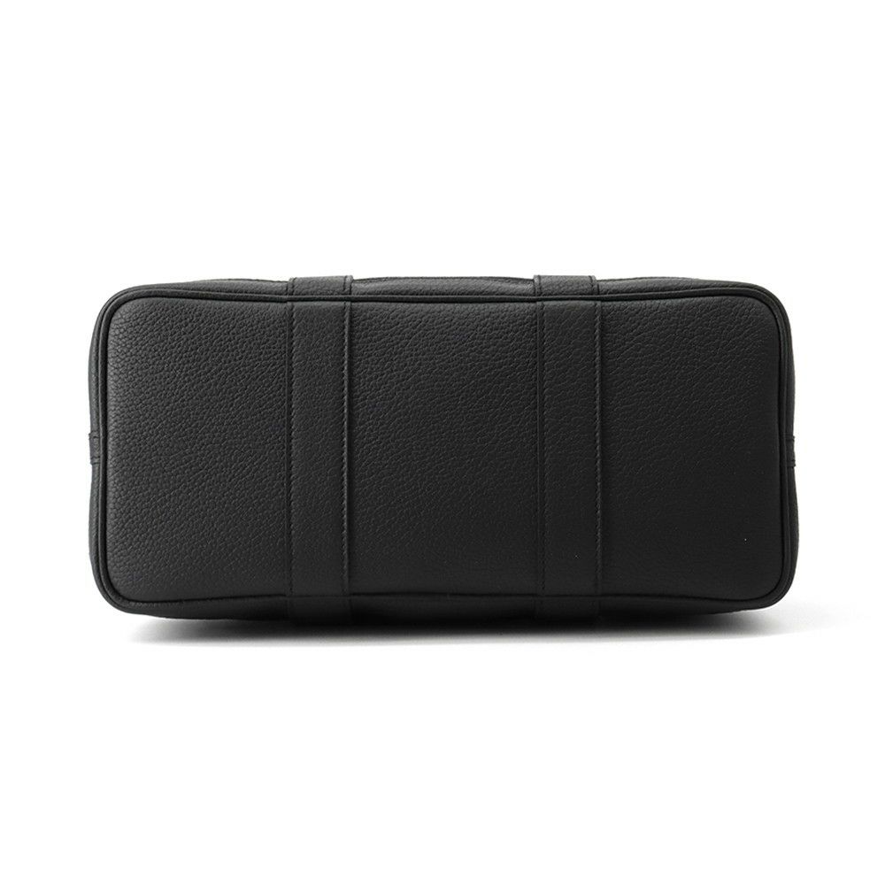 エルメス トートバッグ ガーデンパーティTPM ブラック/シルバー金具 トワルアッシュ/ネゴンダ K刻印 黒