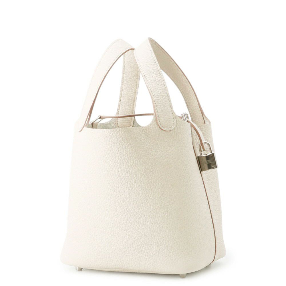 エルメス ハンドバッグ ピコタンロックPM べトン/シルバー金具 トリヨンクレマンス K刻印