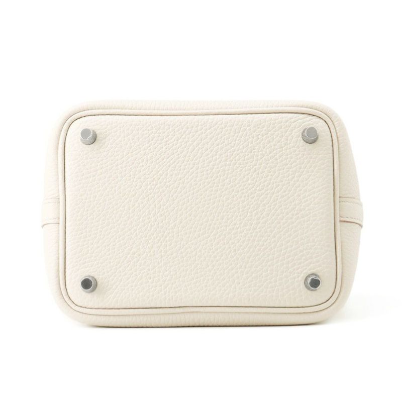 エルメス ハンドバッグ ピコタンロックPM べトン/シルバー金具 トリヨンクレマンス K刻印