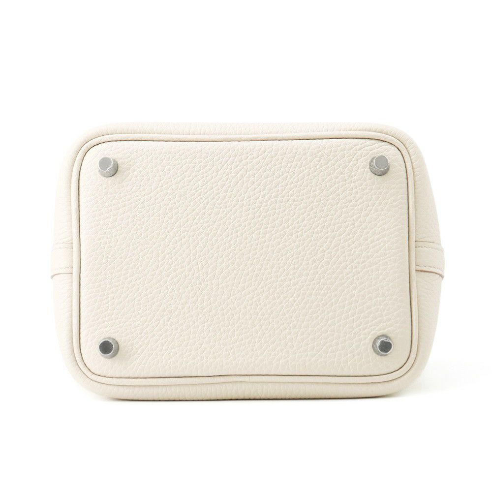 エルメス ハンドバッグ ピコタンロックPM べトン/シルバー金具 トリヨンクレマンス K刻印