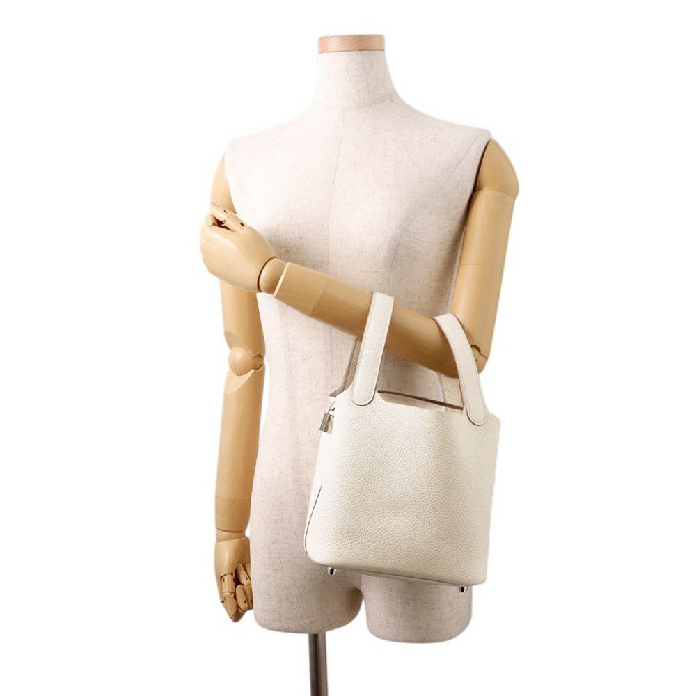 エルメス ハンドバッグ ピコタンロックPM べトン/シルバー金具 トリヨンクレマンス K刻印