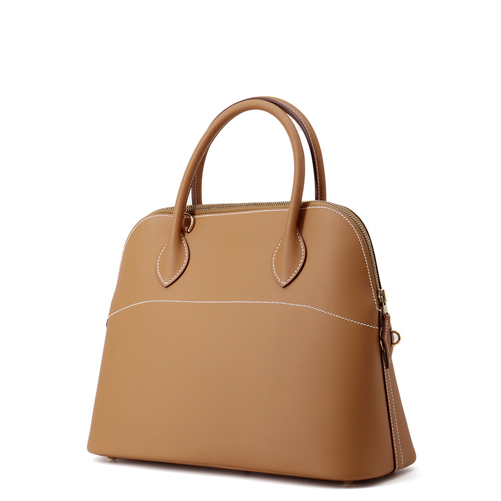 エルメス ハンドバッグ ボリード31 ゴールド/ゴールド金具 ヴォーシャモニー □G刻印 ２wayショルダー