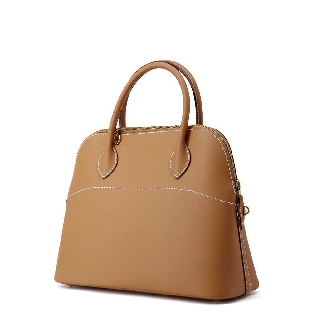 エルメス ハンドバッグ ボリード31 ゴールド/ゴールド金具 ヴォーシャモニー □G刻印 ２wayショルダー