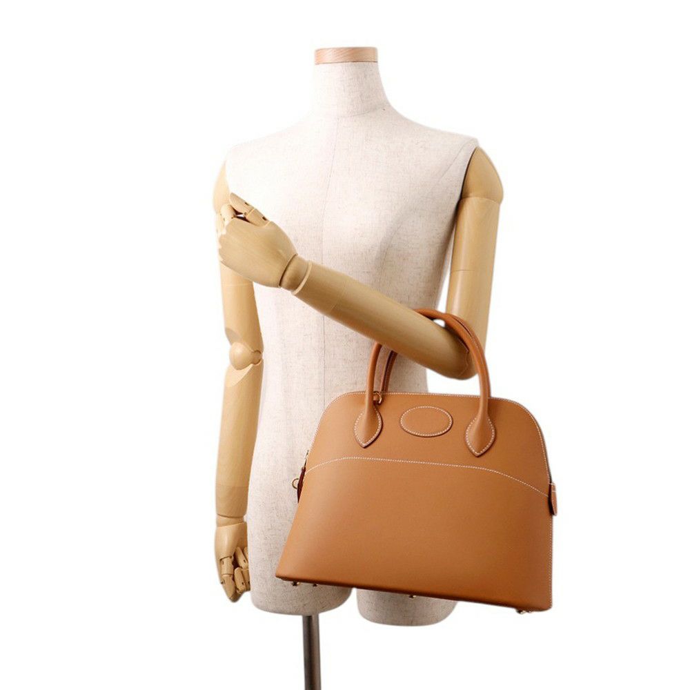 エルメス ハンドバッグ ボリード31 ゴールド/ゴールド金具 ヴォーシャモニー □G刻印 ２wayショルダー