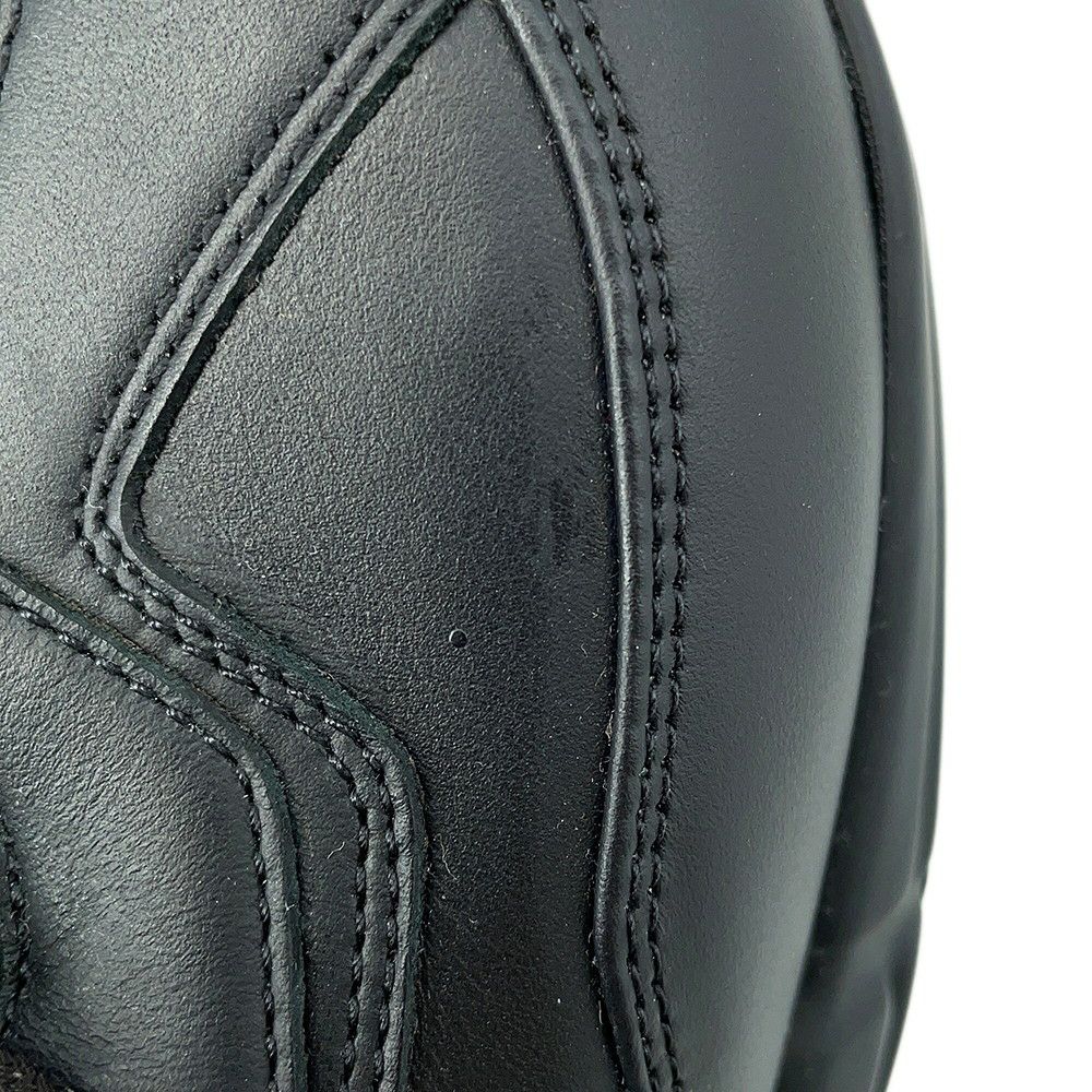 グッチ スニーカー ライトン カウハイドレザー インターロッキングG メンズサイズ9 1/2 GUCCI 靴 黒 2023FW