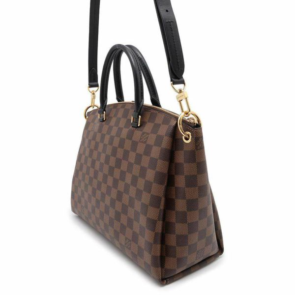 ルイヴィトン トートバッグ ダミエ・エベヌ オデオン・トートMM N45283 LOUIS VUITTON 2wayショルダーバッグ ブラック 黒