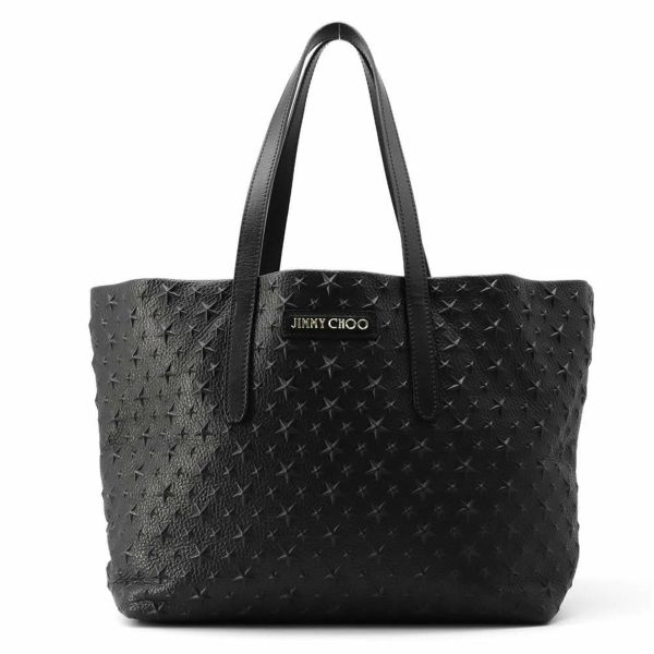 ジミーチュウ トートバッグ ソフィア スターエンボス M レザー SOFIAMEMG JIMMY CHOO 黒