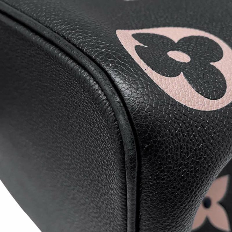 ルイヴィトン ハンドバッグ バイカラーモノグラム・アンプラント ネオノエMM M45497 2wayショルダーバッグ ブラック 黒