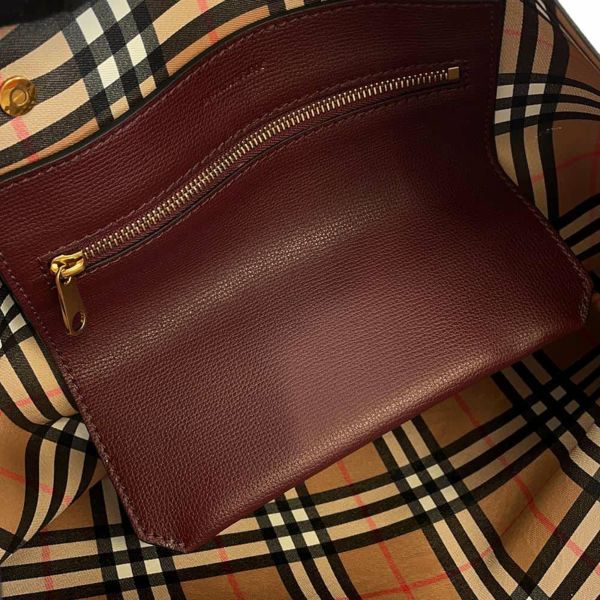 バーバリー トートバッグ クレスト トート レザー BURBERRY バッグ