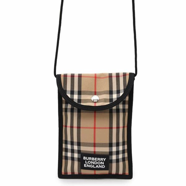 バーバリー ショルダーポーチ ノバチェック ショルダー フォンケース ナイロン 8026664 BURBERRY ポシェット