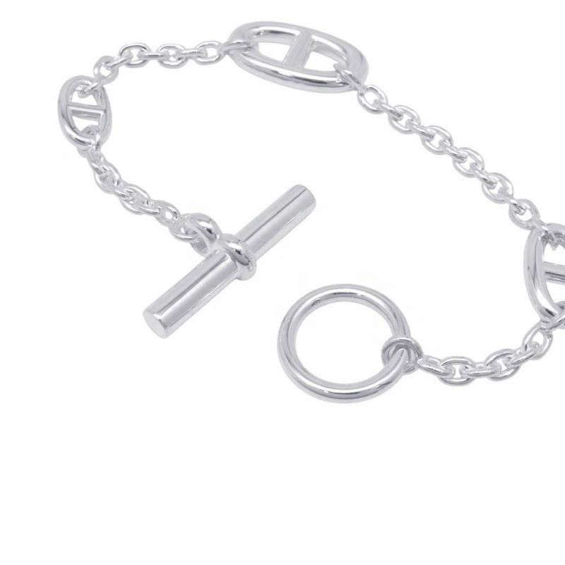 エルメス ブレスレット シェーヌダンクル ファランドール SV925シルバー サイズLG HERMES