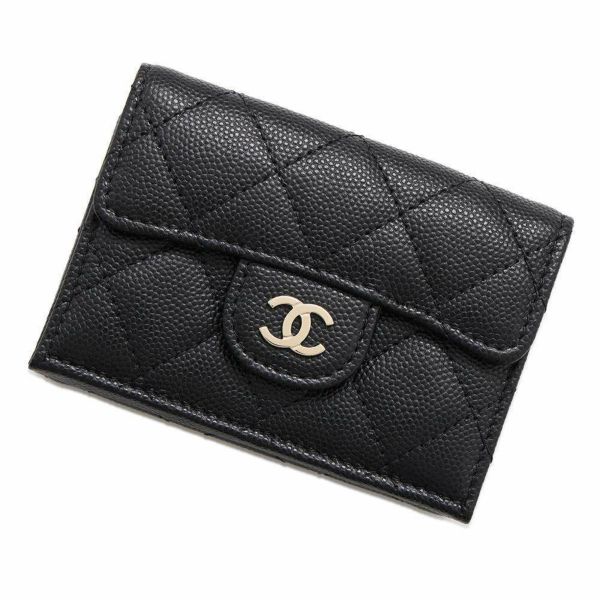 シャネル 三つ折り財布 マトラッセ ココマーク クラシック スモール フラップ ウォレット AP0230 CHANEL 財布 黒