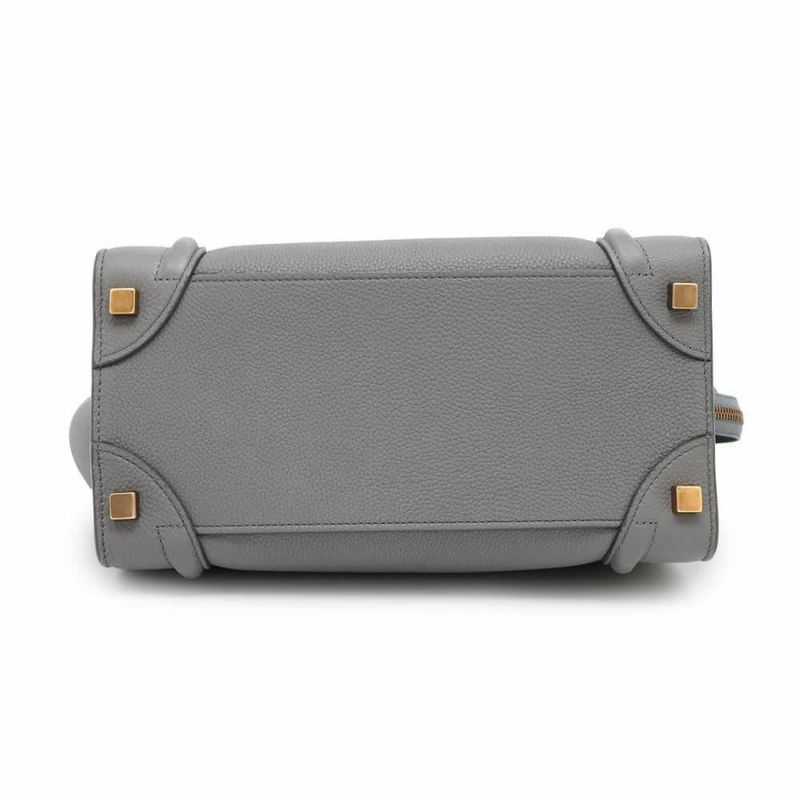 セリーヌ ハンドバッグ ラゲージ マイクロ ショッパー レザー 189793AQL CELINE バッグ