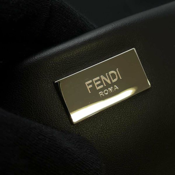 フェンディ リュック ペカン ナイロン レザー 7VZ053 FENDI バックパック メンズ 黒