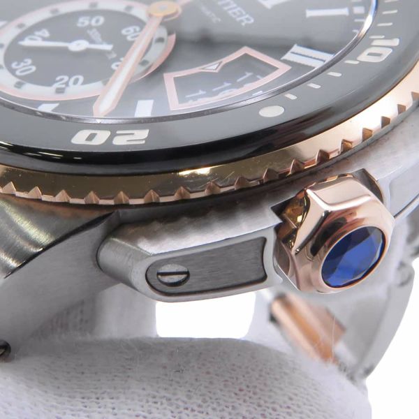 カルティエ カリブル ドゥ カルティエ ダイバー W7100054Cartier 腕時計 黒文字盤