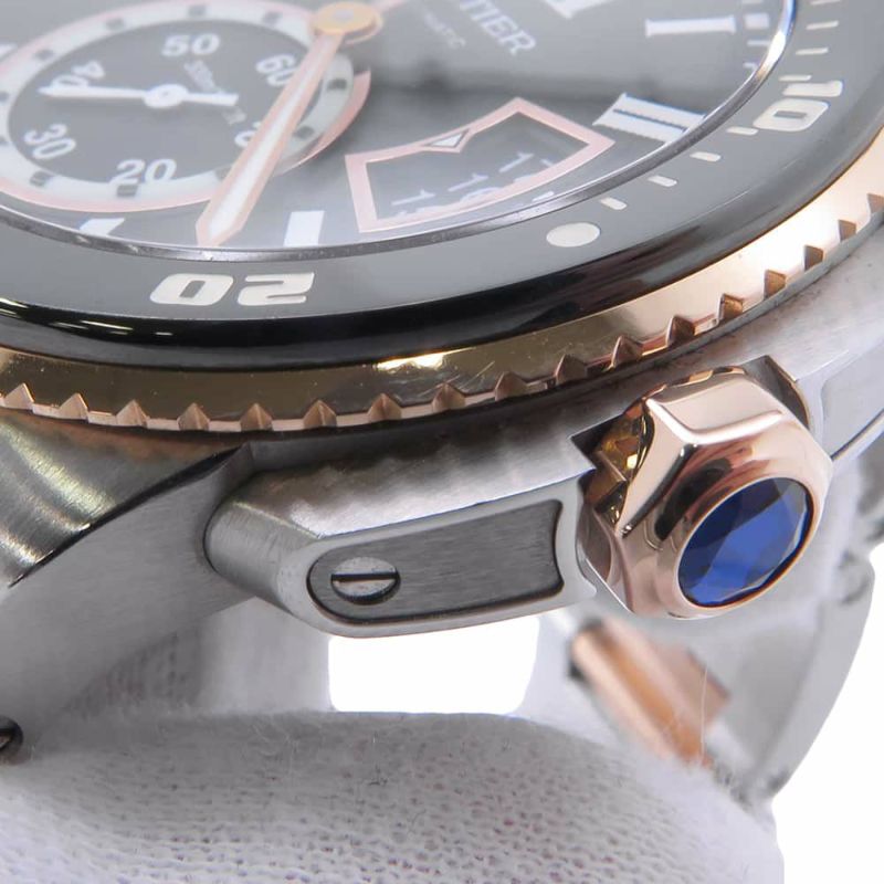 カルティエ カリブル ドゥ カルティエ ダイバー W7100054Cartier 腕時計 黒文字盤