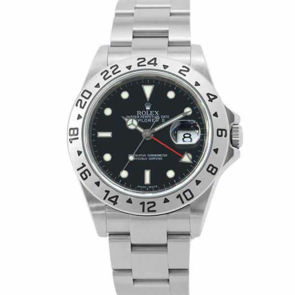 ロレックス エクスプローラー2 G番 16570 ROLEX 腕時計 黒文字盤