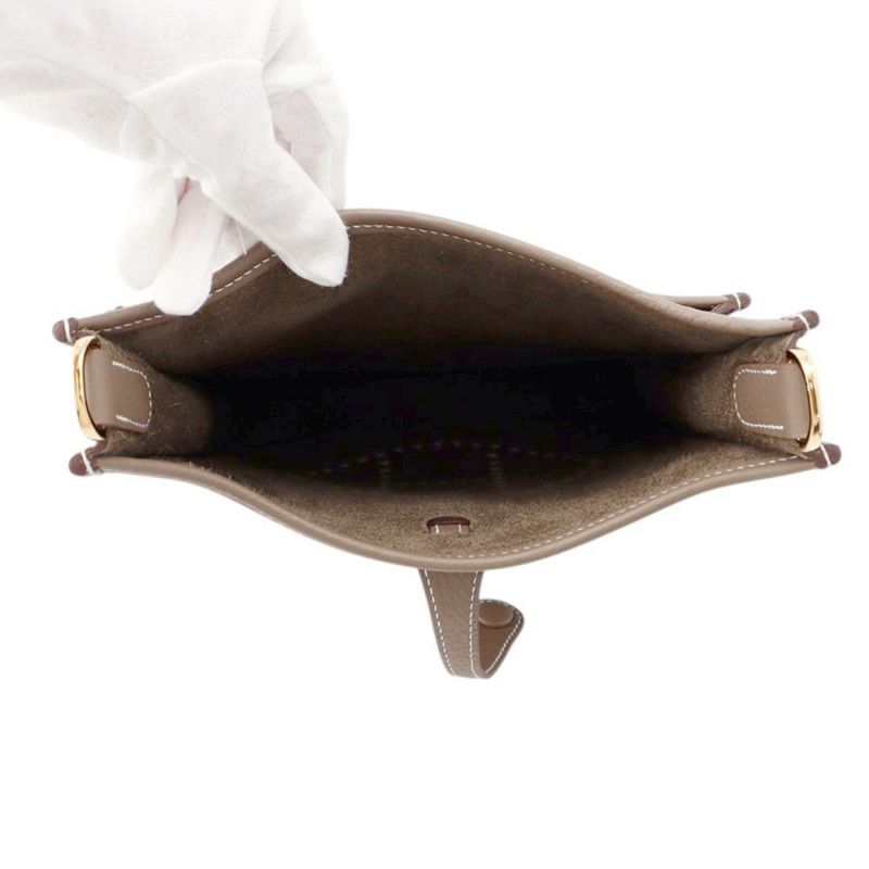 エルメス ショルダーバッグ エブリン3 23 エトゥープ/ゴールド金具 トリヨンクレマンス K刻印