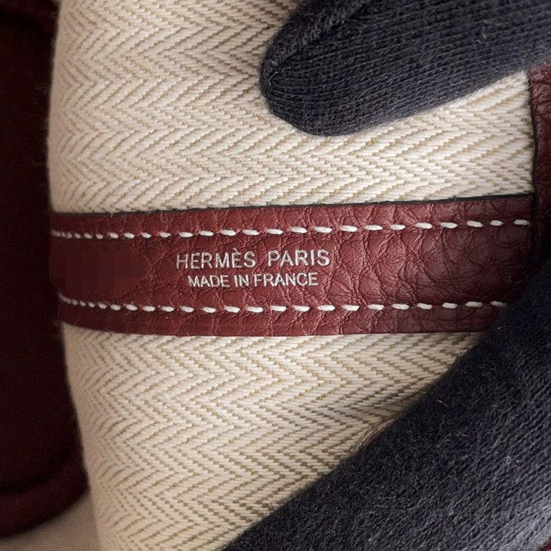 エルメス トートバッグ ネオ・ガーデン 23 ガーデンパーティ ルージュアッシュ/シルバー金具 ネゴンダ W刻印