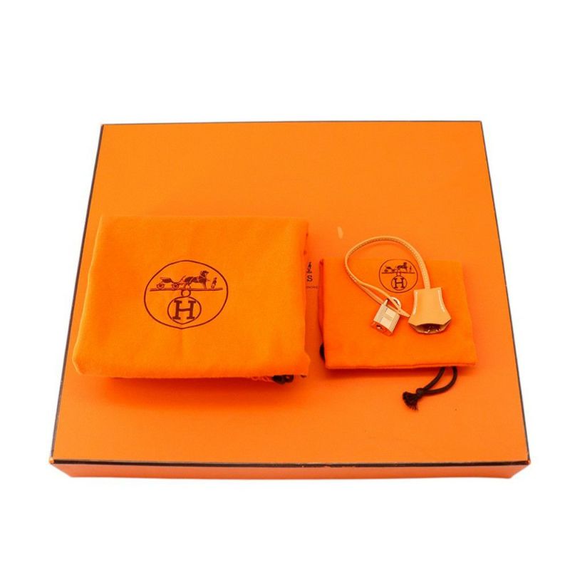 エルメス ハンドバッグ オータクロア32 ナチュラル/ゴールド金具 ヴァッシュ □F刻印 HERMES バッグ