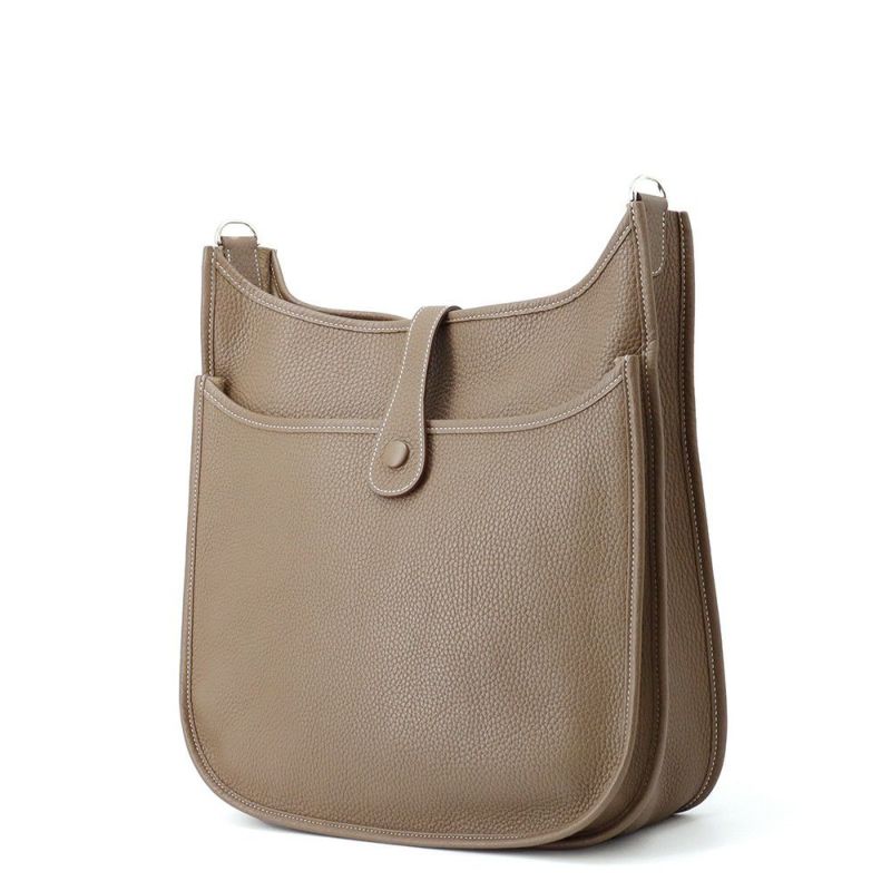 エルメス ショルダーバッグ エブリン3 GM エトゥープ/シルバー金具 トリヨンクレマンス T刻印