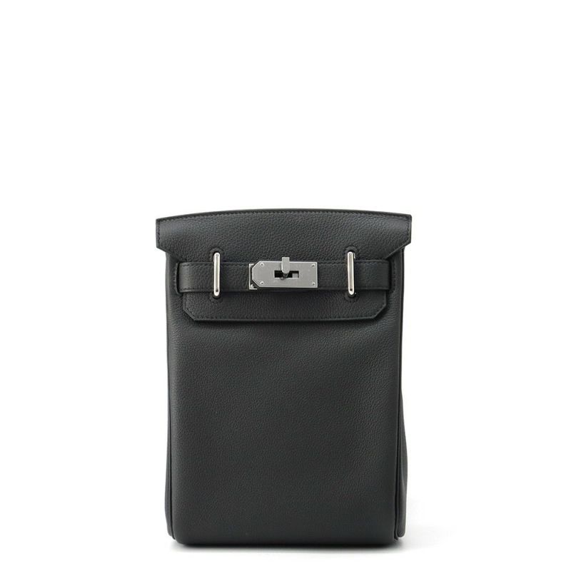 エルメス ボディバッグ ケリー アッカドPM プロン/シルバー金具 トゴ K刻印 HERMES メンズ 黒