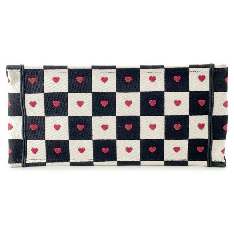 クリスチャン・ディオール トートバッグ アムールコレクション ブックトート ミディアム Christian Dior 白 黒