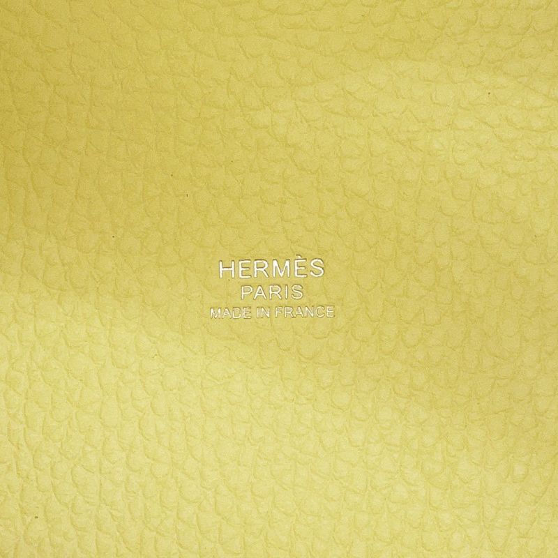 エルメス ハンドバッグ ピコタンロックPM リモンチェッロ/シルバー金具 トリヨンクレマンス W刻印