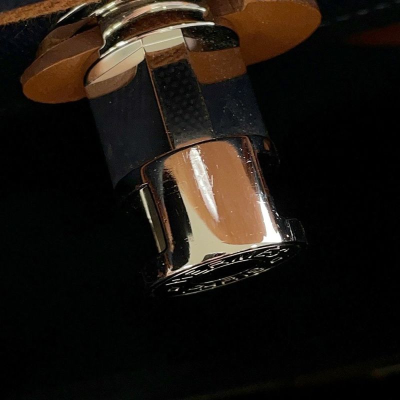 エルメス エールバッグジップPM ネイビー/ナチュラル/シルバー金具 トワルアッシュ/ヴァッシュハンター W刻印