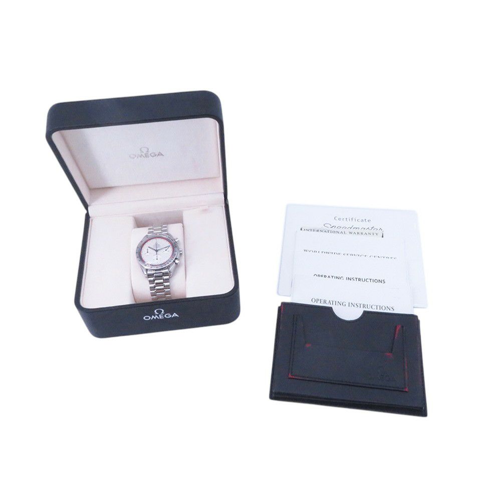 オメガ スピードマスター レーシング ミハエル・シューマッハ 限定4000本 3517.30 OMEGA 腕時計 シルバー文字盤