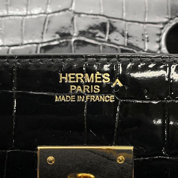 エルメス バーキン30 ブラック/ゴールド金具 ポロサスシャイン Y刻印 HERMES Birkin ハンドバッグ 黒