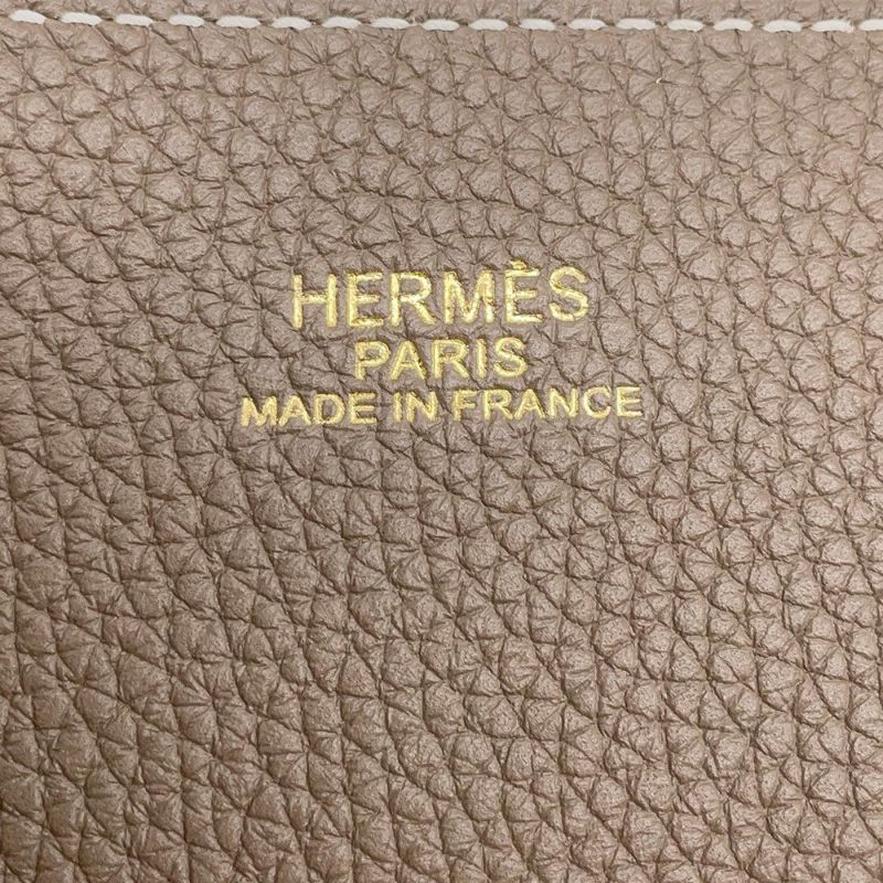 エルメス トートバッグ ドゥブルセンス36 クレ/エトゥープ トリヨンクレマンス Z刻印