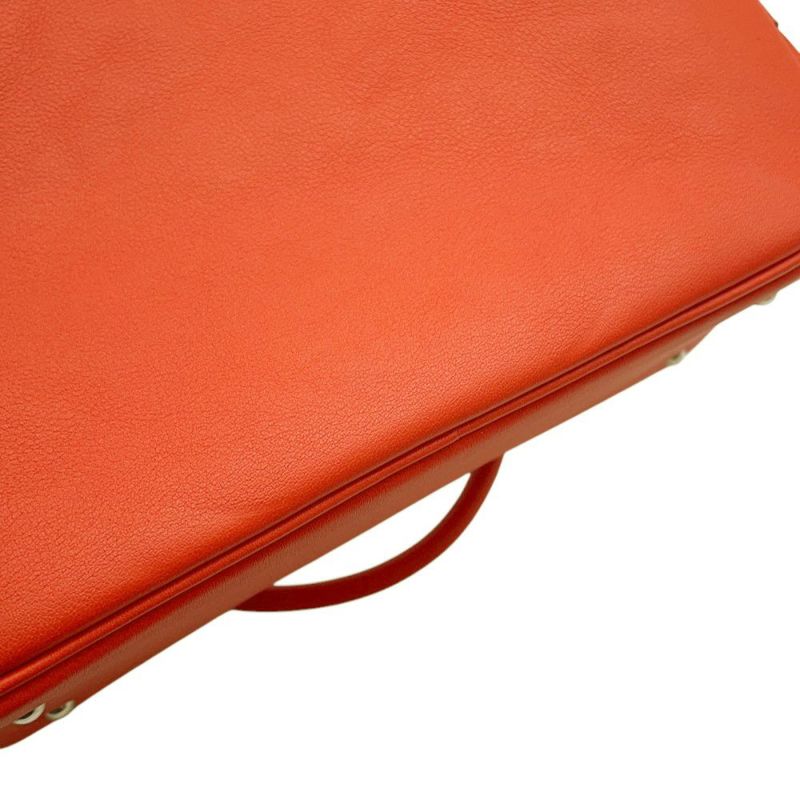 エルメス ハンドバッグ プリュム ミニ カプシーヌ/シルバー金具 スイフト □Q刻印 HERMES バッグ