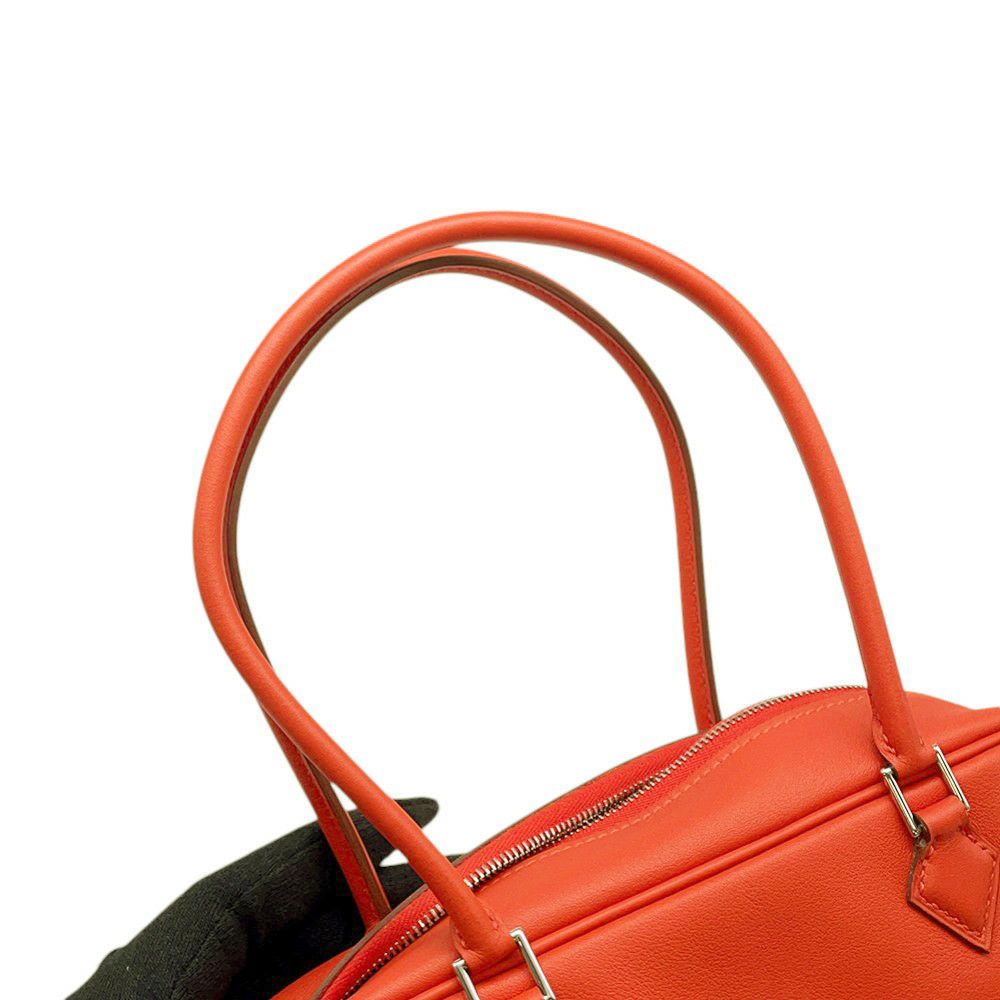 エルメス ハンドバッグ プリュム ミニ カプシーヌ/シルバー金具 スイフト □Q刻印 HERMES バッグ