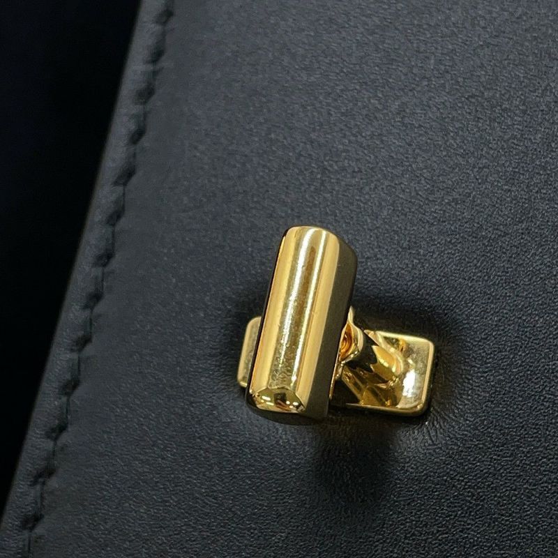 ディオール ハンドバッグ スモール ボストンバッグ ボックス レザー M8671UBEQ Christian Dior 2way 黒