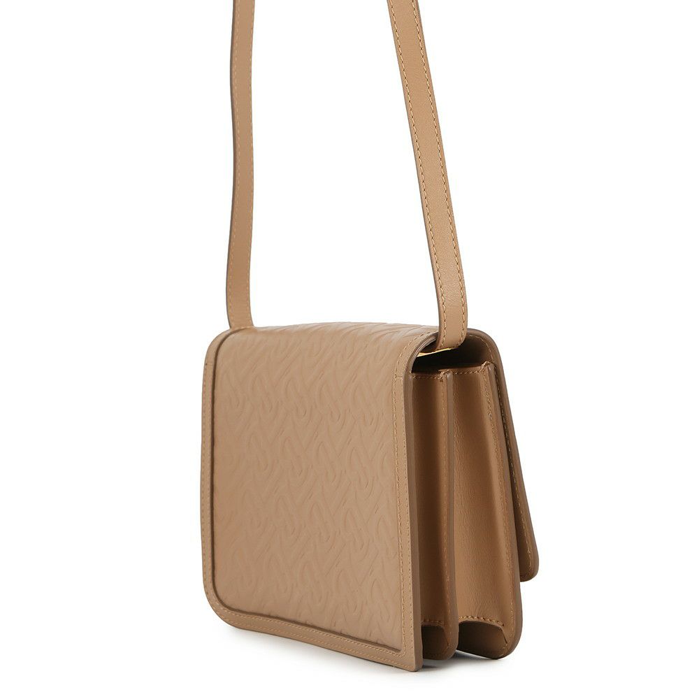 バーバリー ショルダーバッグ TBロゴ レザー BURBERRY