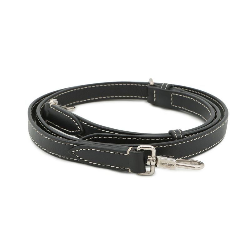 バーバリー ハンドバッグ ミニ ポケットバッグ キャンバス レザー 8039101 BURBERRY 2way 黒