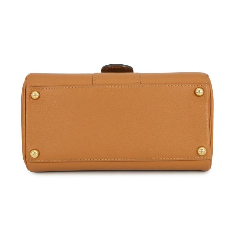 デルヴォー ハンドバッグ ブリヨン ミニ カーフレザー AA0406AAU024MDO Delvaux 2way ブラウン