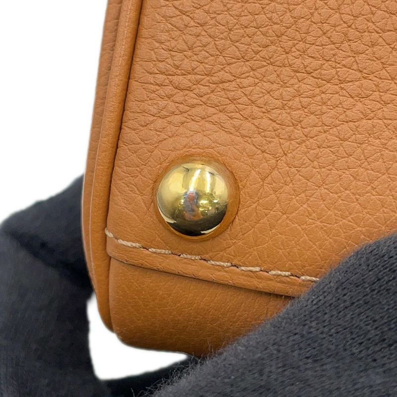 デルヴォー ハンドバッグ ブリヨン ミニ カーフレザー AA0406AAU024MDO Delvaux 2way ブラウン