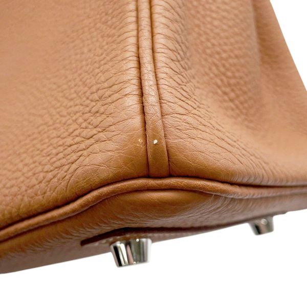 エルメス バーキン25 ゴールド/シルバー金具 トゴ W刻印 HERMES Birkin ハンドバッグ