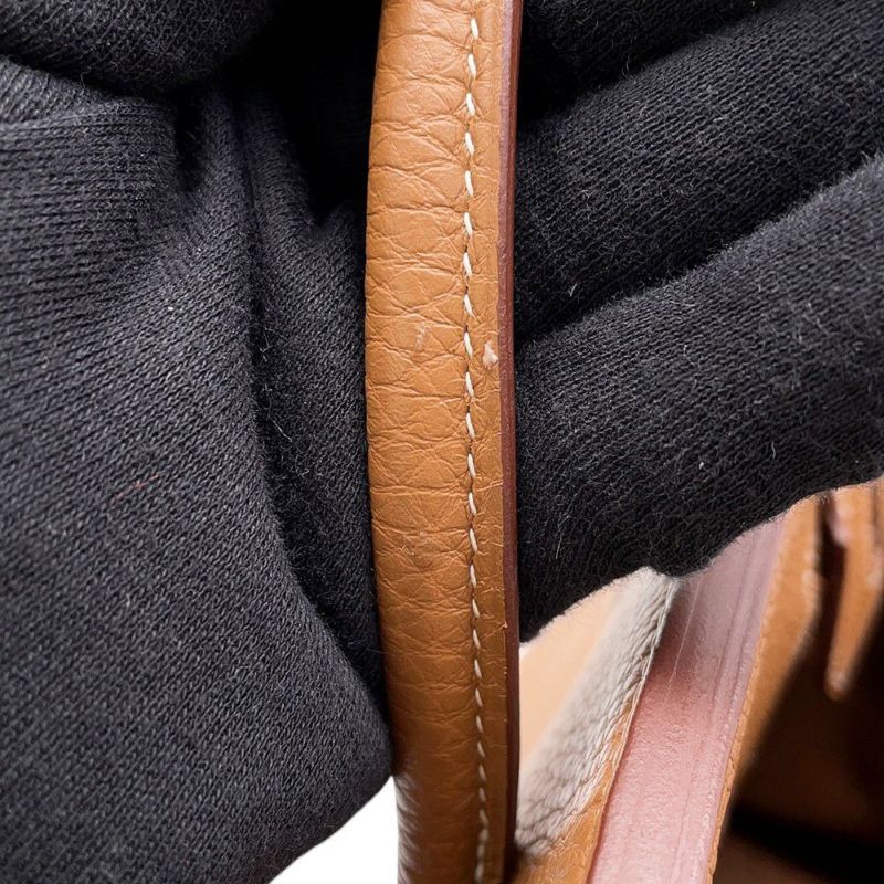 エルメス バーキン25 ゴールド/シルバー金具 トゴ W刻印 HERMES Birkin ハンドバッグ